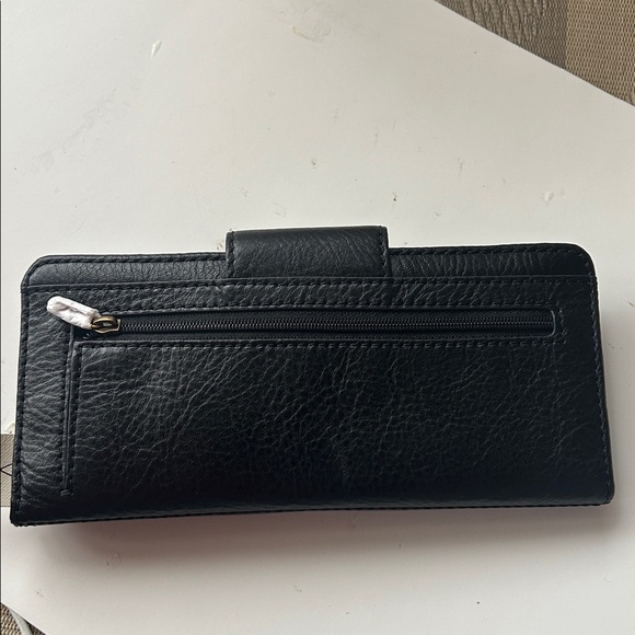 Fossil Black Leather Women's Clutch Wallet - Picture 7 of 7